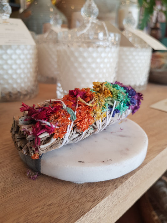 Salvia Blanca Chakra Flowers - Flama Viva - Velas, Aromas & Decor