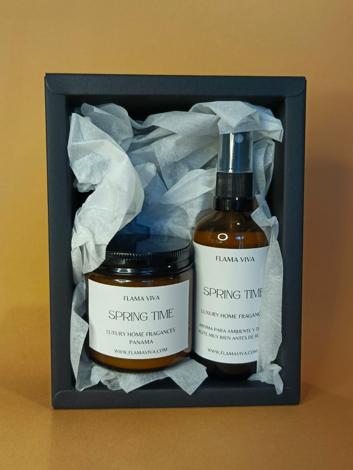 Kit de Aromaterapia (Vela + Spray) 3.2oz
