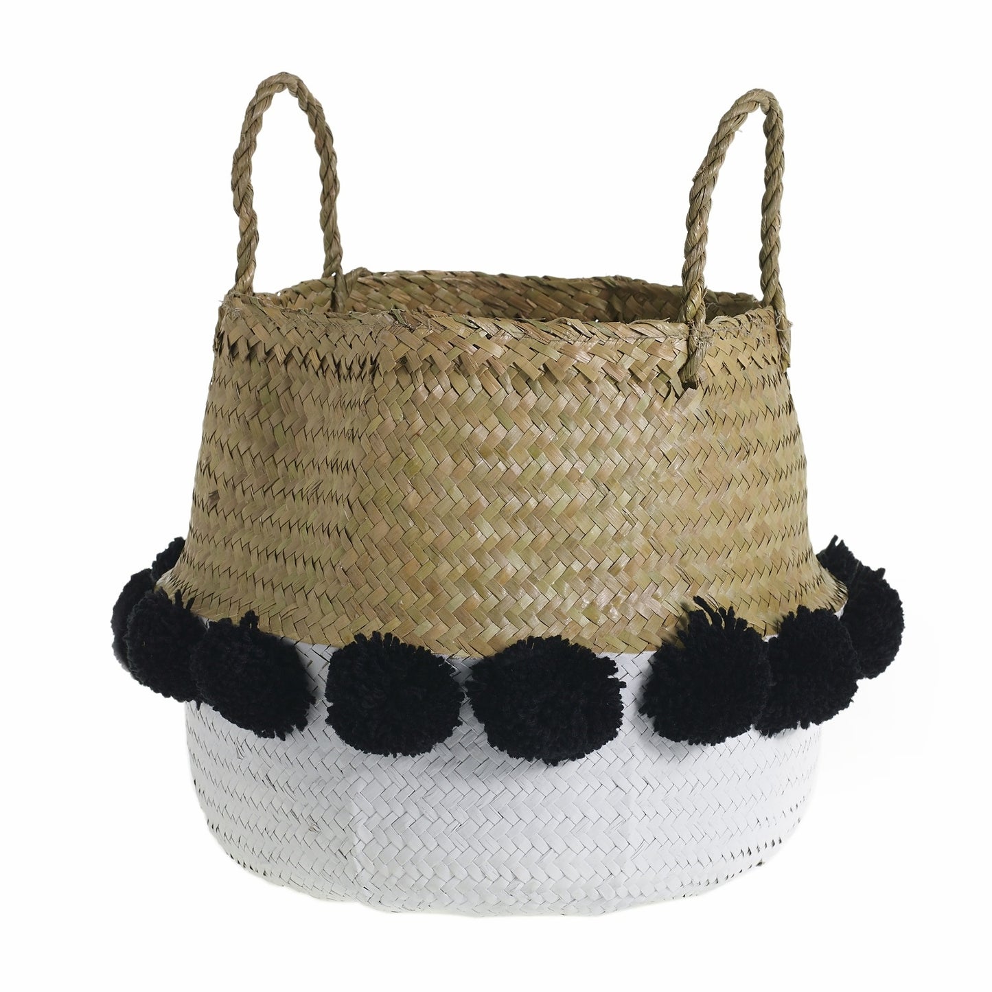 Cesta con Pompón - Flama Viva - Velas, Aromas & Decor