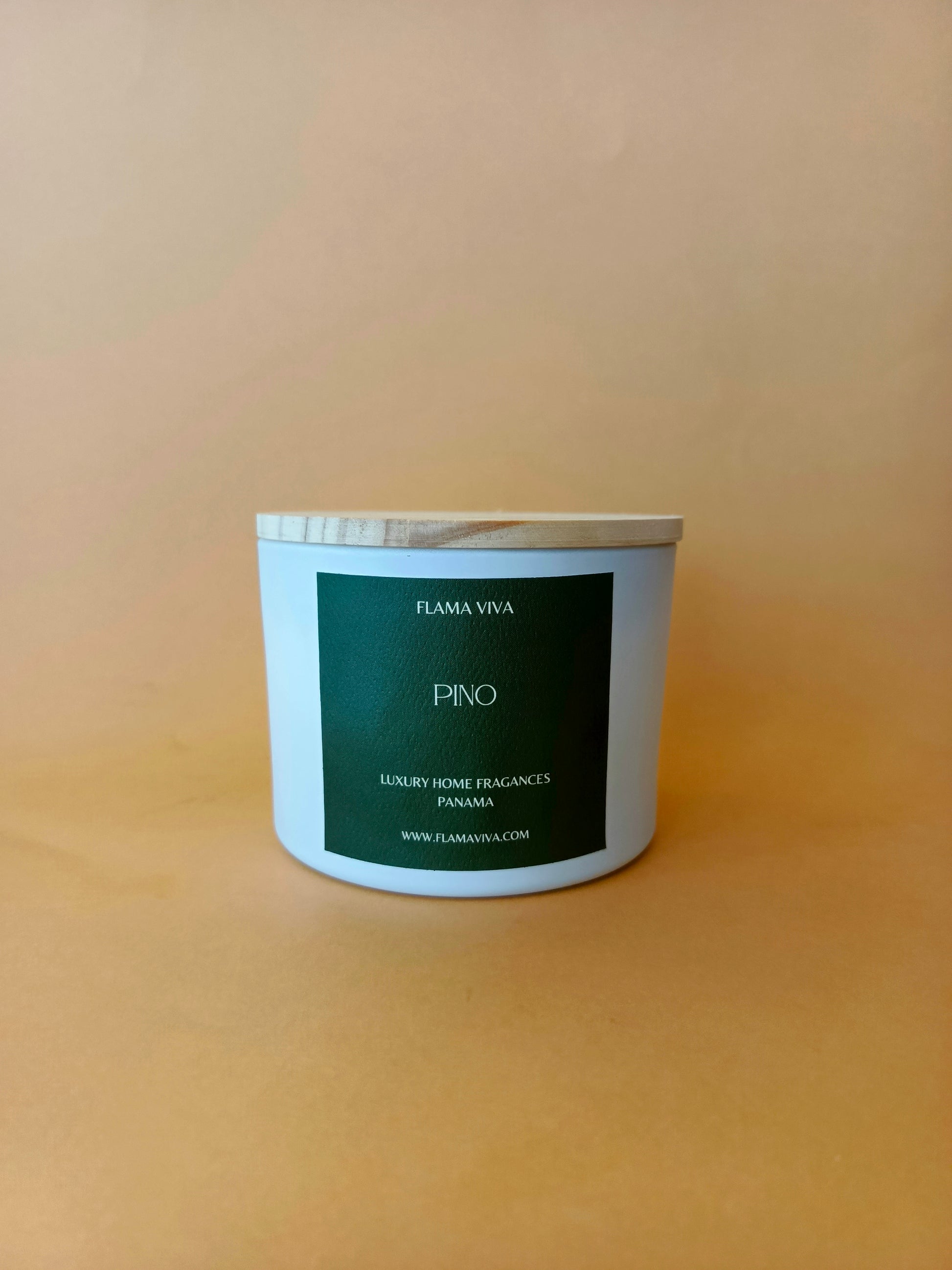 Vela Madeira 2 Mechas 15oz - Flama Viva - Velas, Aromas & Decor