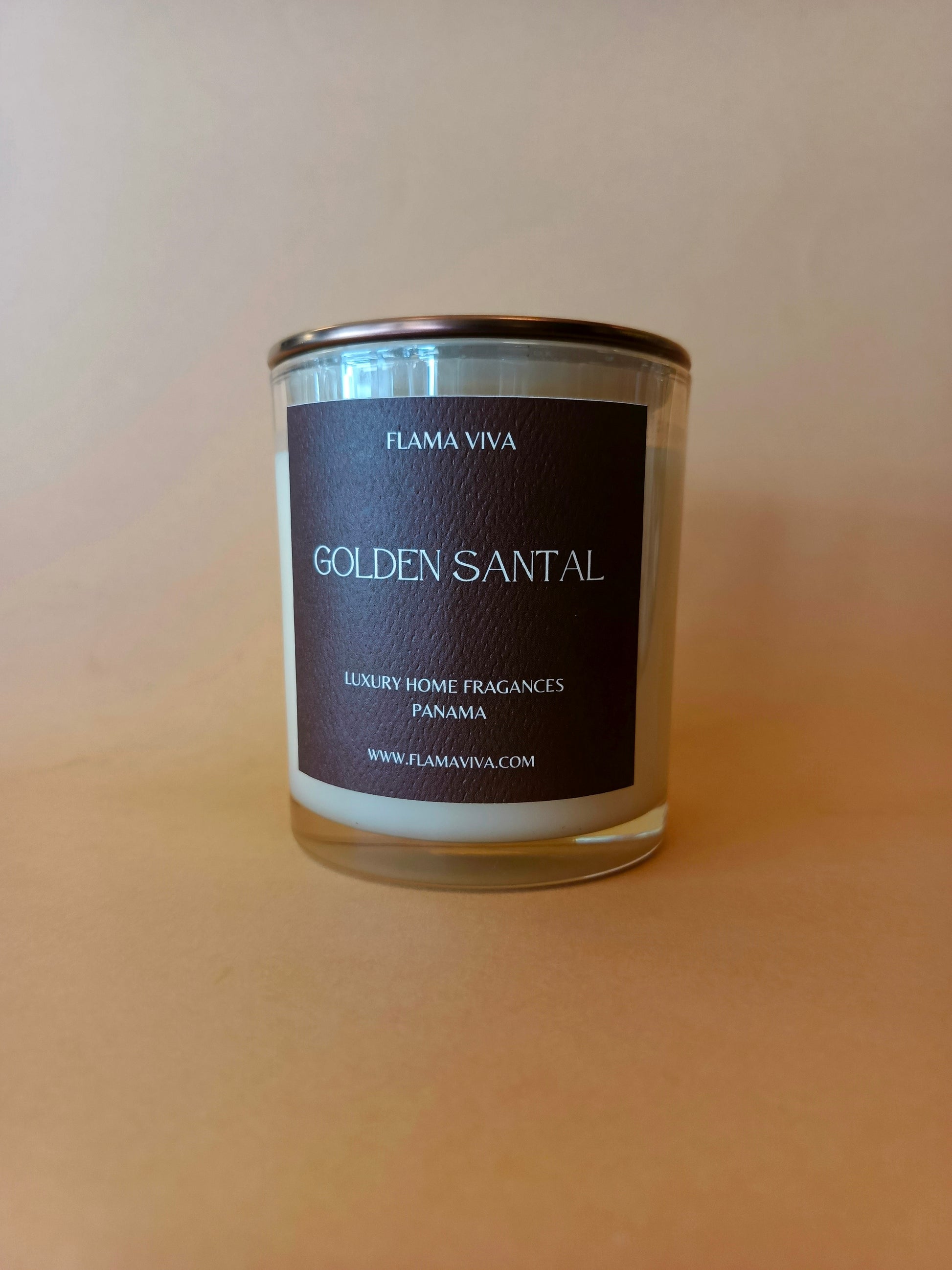 Vela Bronze 8oz - Flama Viva - Velas, Aromas & Decor