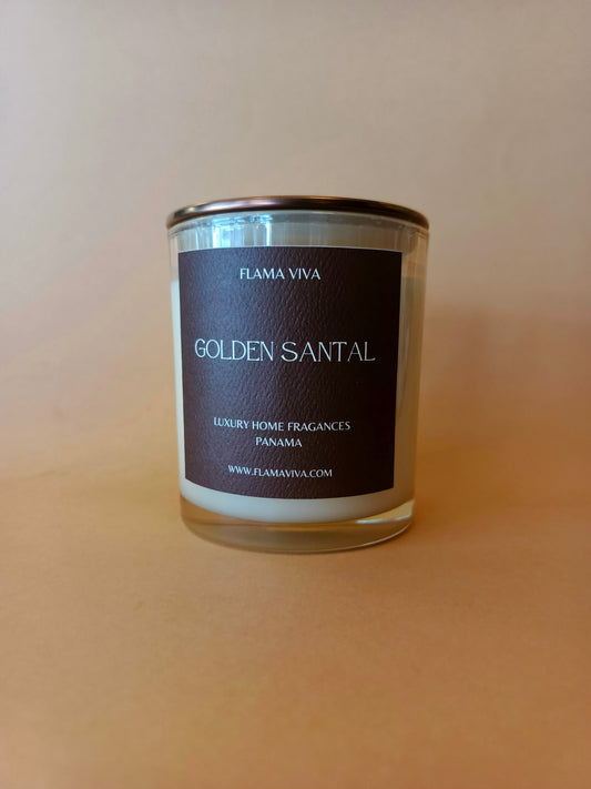 Vela Bronze 8oz - Flama Viva - Velas, Aromas & Decor