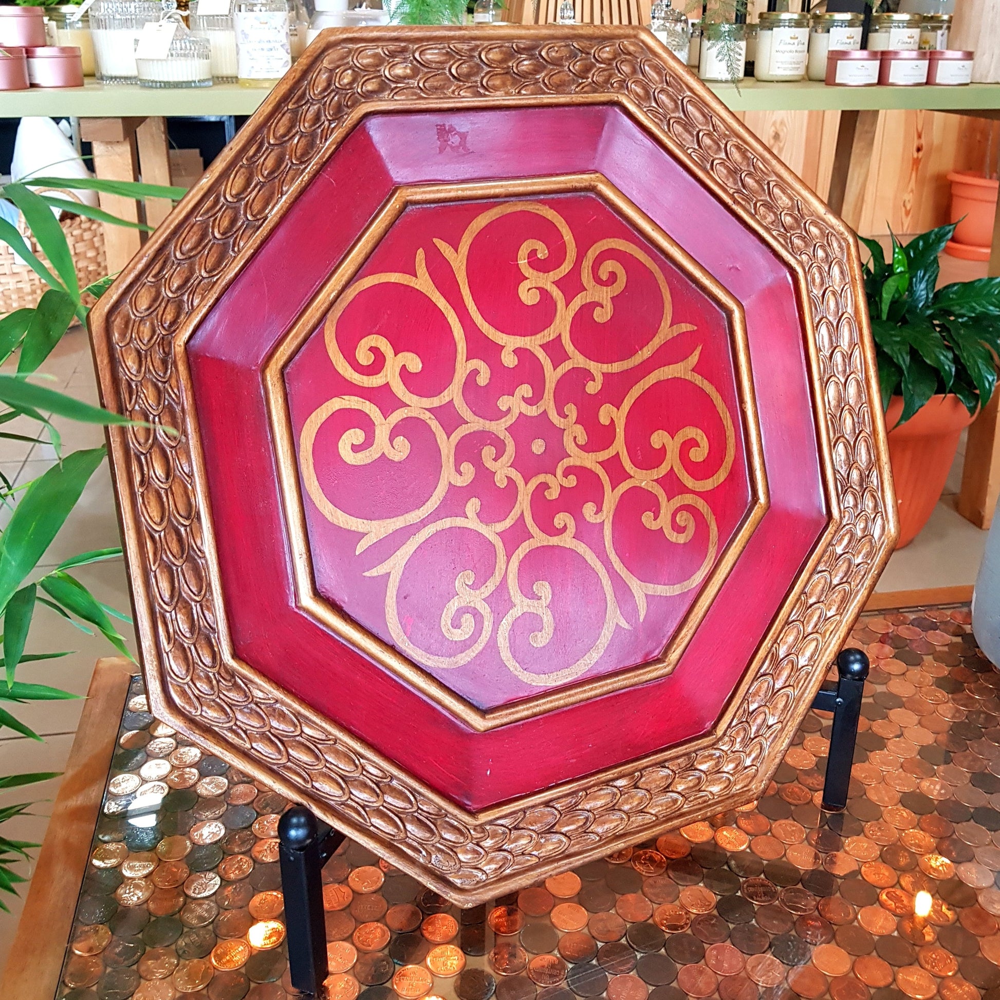 Plato Decorativo Oriental - Flama Viva - Velas, Aromas & Decor