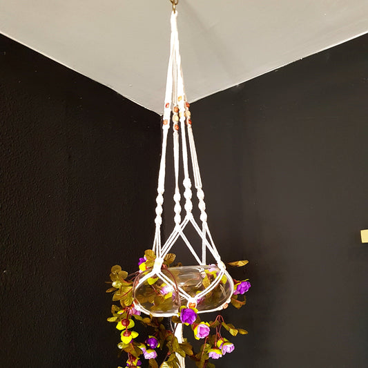 Colgadera de Algodón - Flama Viva - Velas, Aromas & Decor