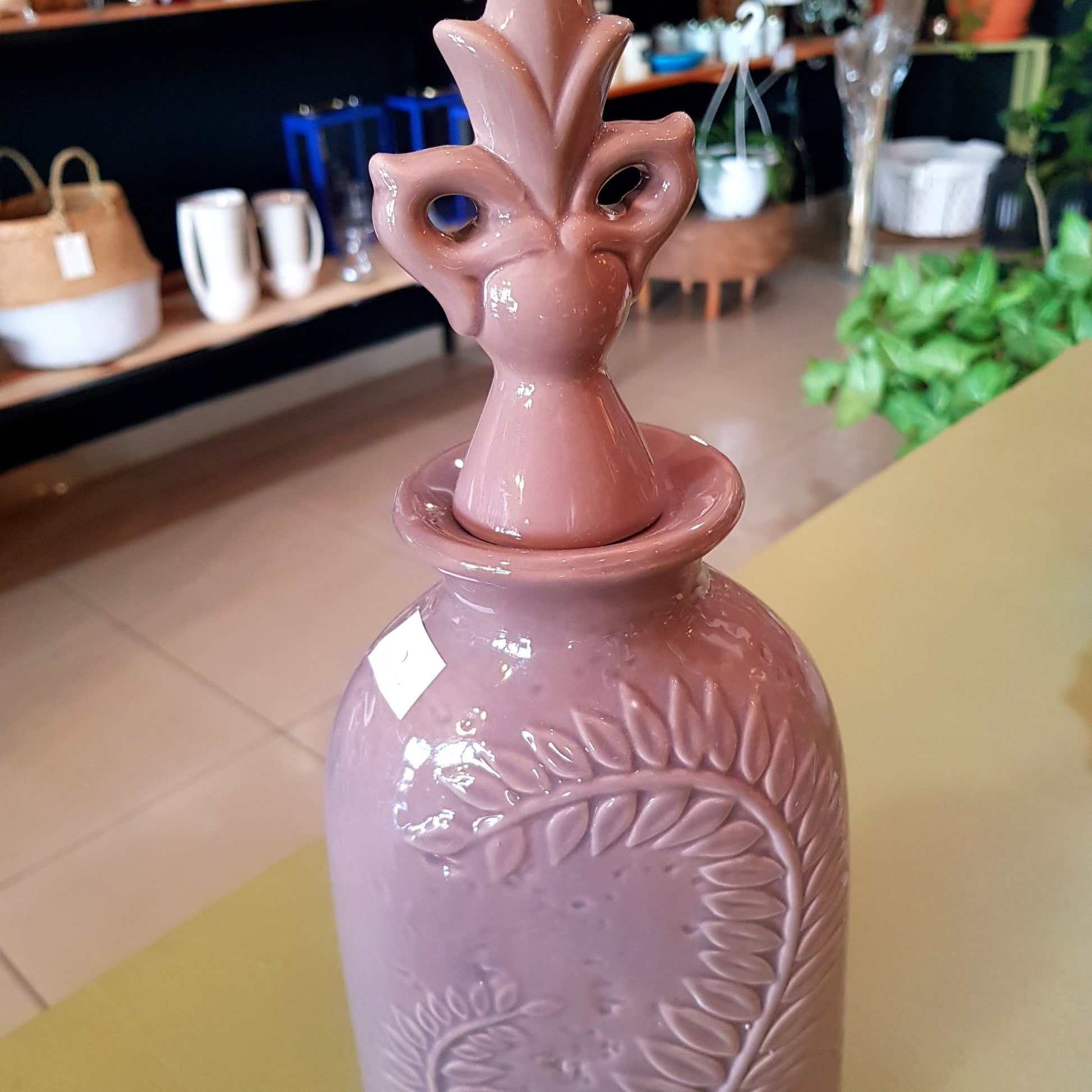 Botella Decorativa con Tapa - Flama Viva - Velas, Aromas & Decor