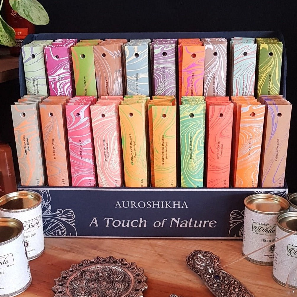 Incienso Auroshikha - Flama Viva - Velas, Aromas & Decor